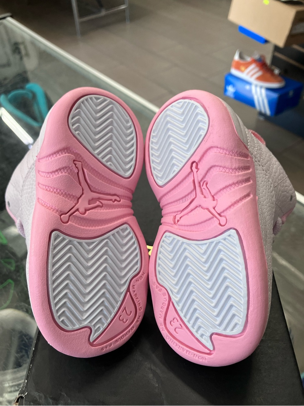 Air Jordan 12 Retro Toddler Pearl Pink Size 5C - Picture 7 of 9